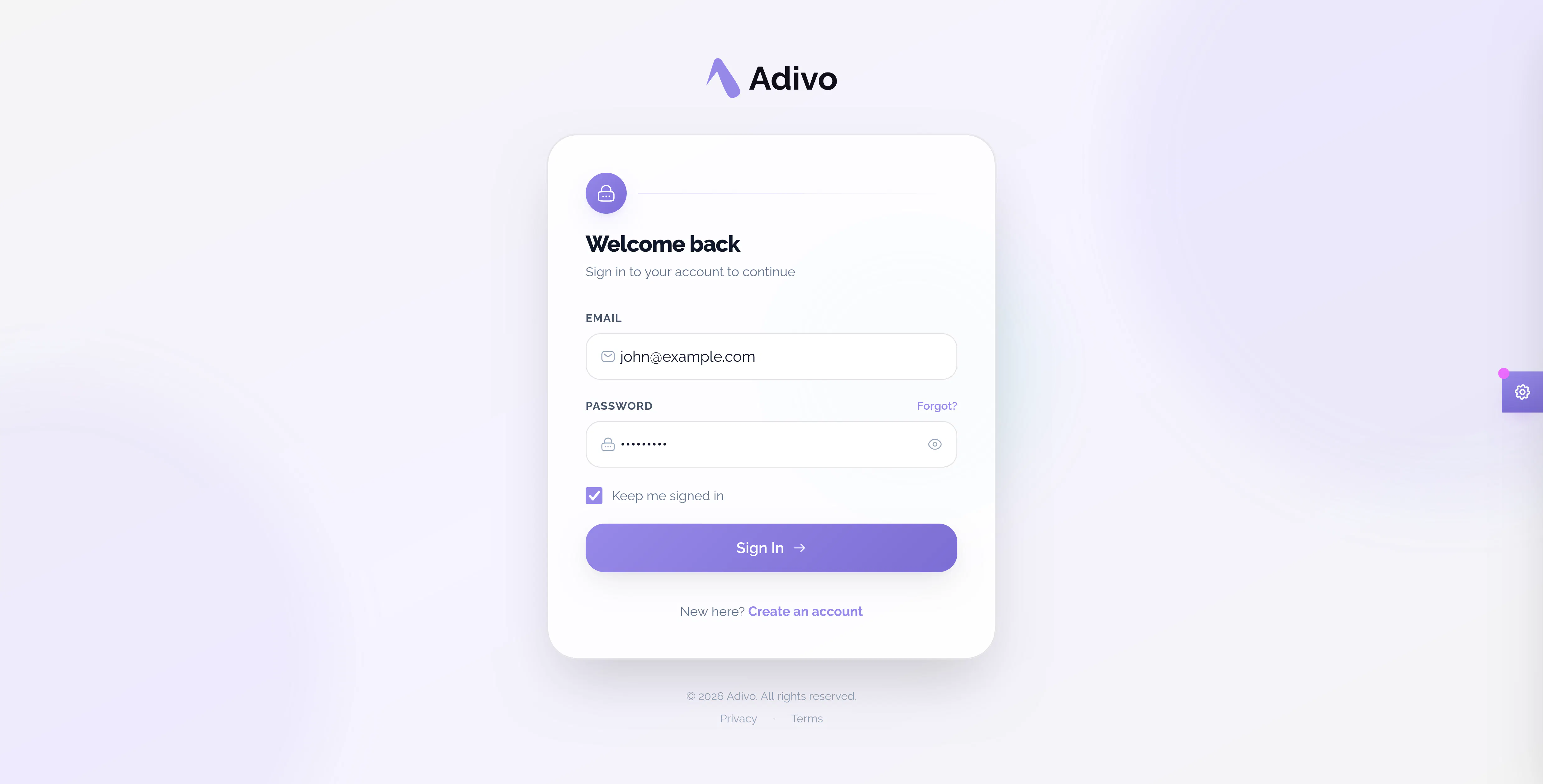 Adivo AIReady – React 19 Admin Dashboard gallery image