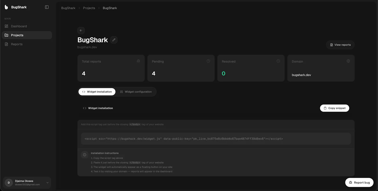 BugShark screenshot 3