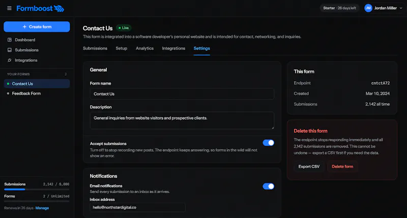 Formboost screenshot 7