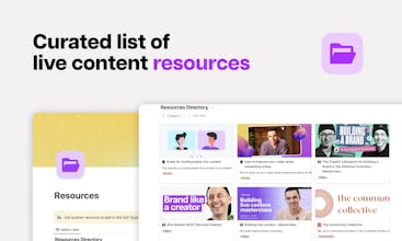 Live Content Tool-Kit gallery image