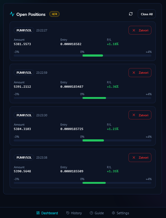 SOL Bot - Screenshot 4 showing product features and functionality
