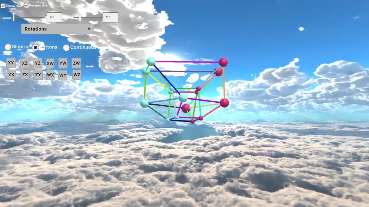 4D Visualization Simulator using Unity3D gallery image