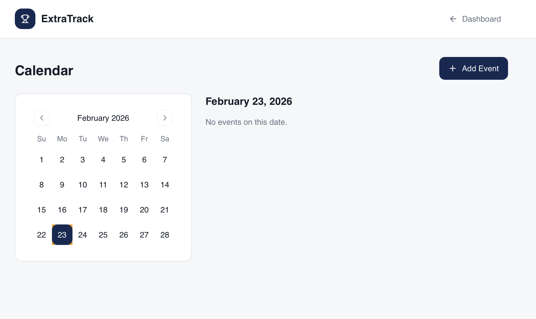 Extra Track - Screenshot 4 showing product features and functionality