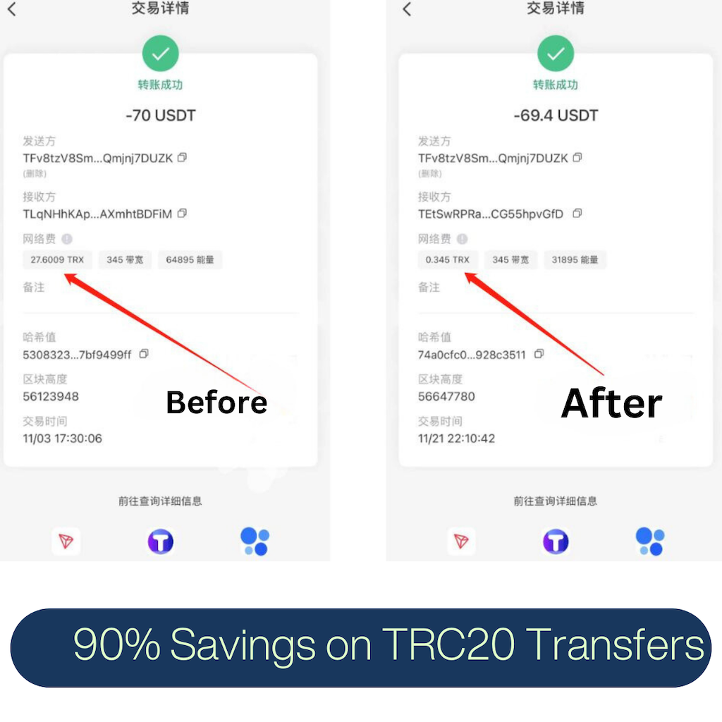 북극곰 트론 에너지 임대 - 가스가없는 TRC20 USDT 전송 솔루션 미디어 2