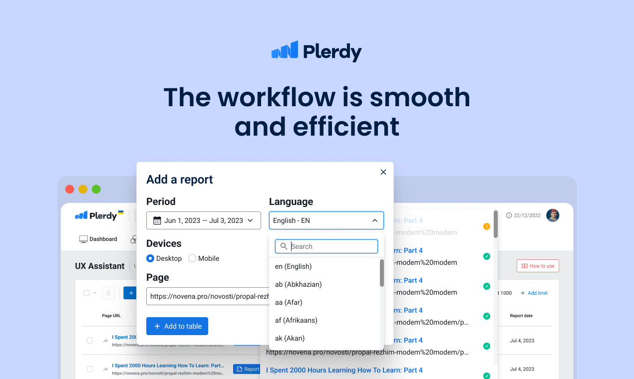 Assistente Plerdy Ai UX media 2