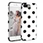 iPhone leather case with Polka Dots