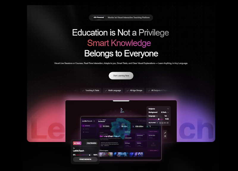 LetMeTeach screenshot 1