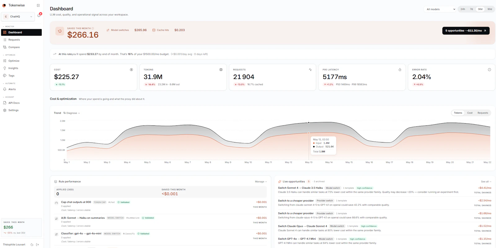 Tokenwise screenshot 3