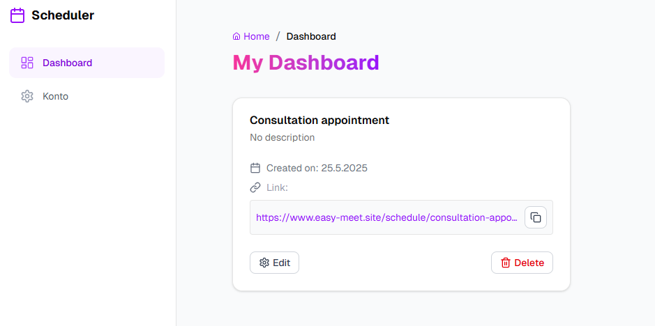 easy-meet - Schedule meetings with customers the easy way media 1