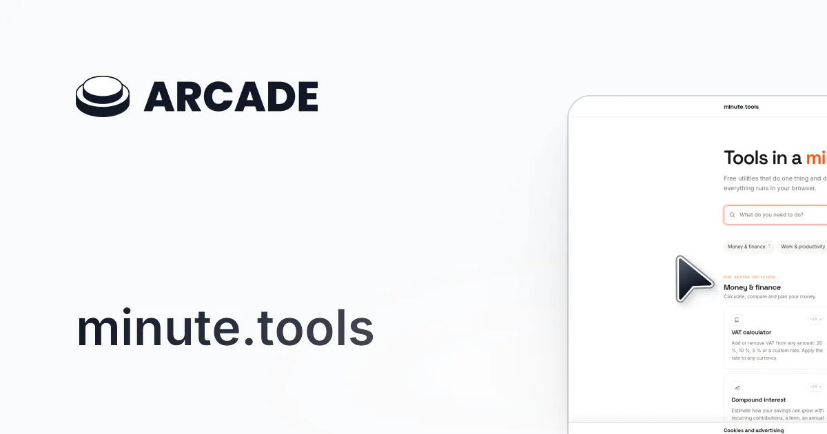 minute.tools gallery image