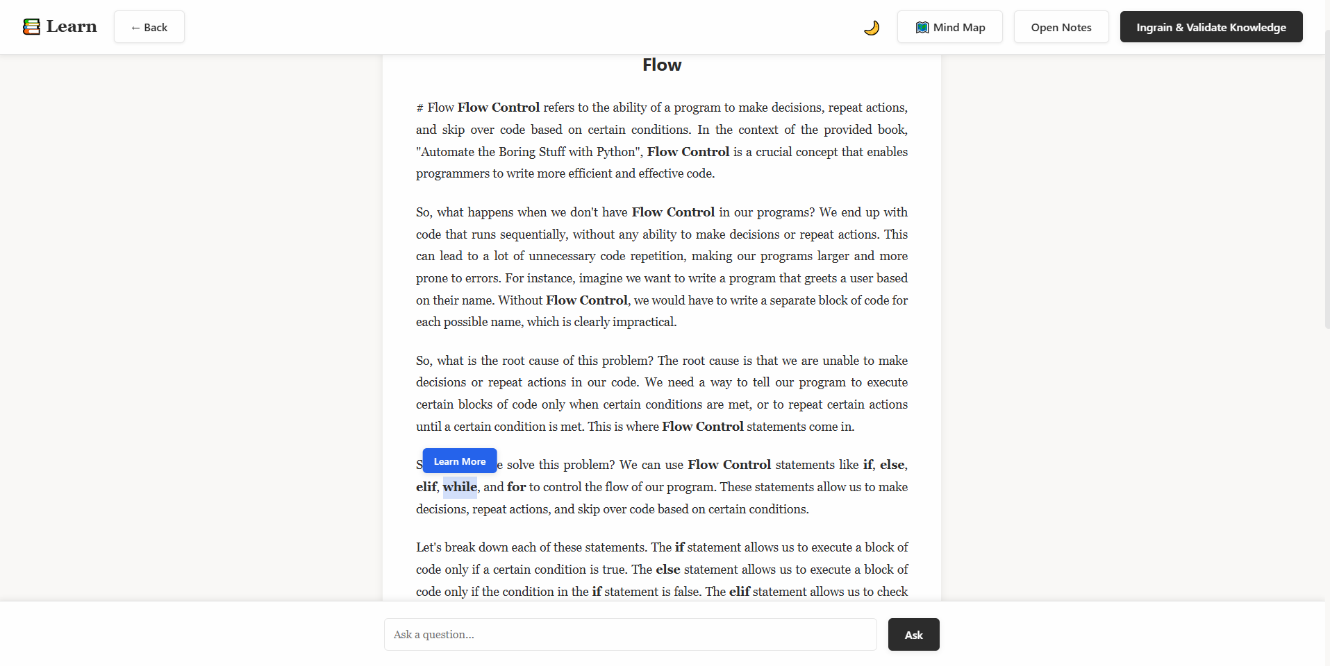 True Learning AI App gallery image