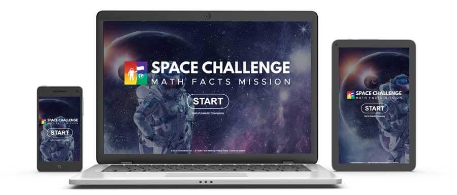 Space Challenge Math Facts Mission