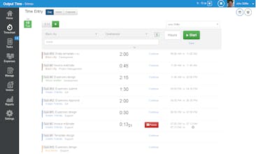 Output Time - Self hosted Project Management App gallery image
