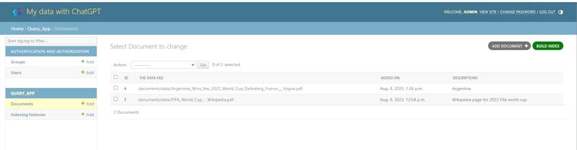 ChatGPT with your own data gallery image