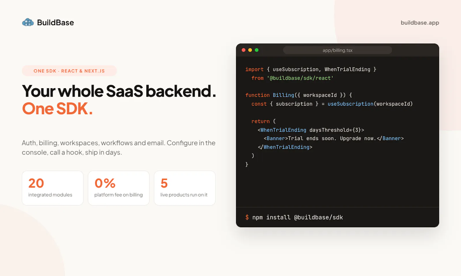 BuildBase App screenshot 2