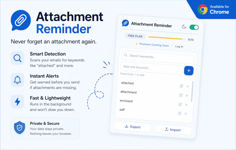 Attachment Reminder screenshot 3