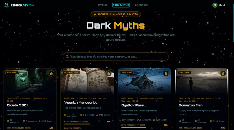 Myth Database — Dark Myth screenshot 3
