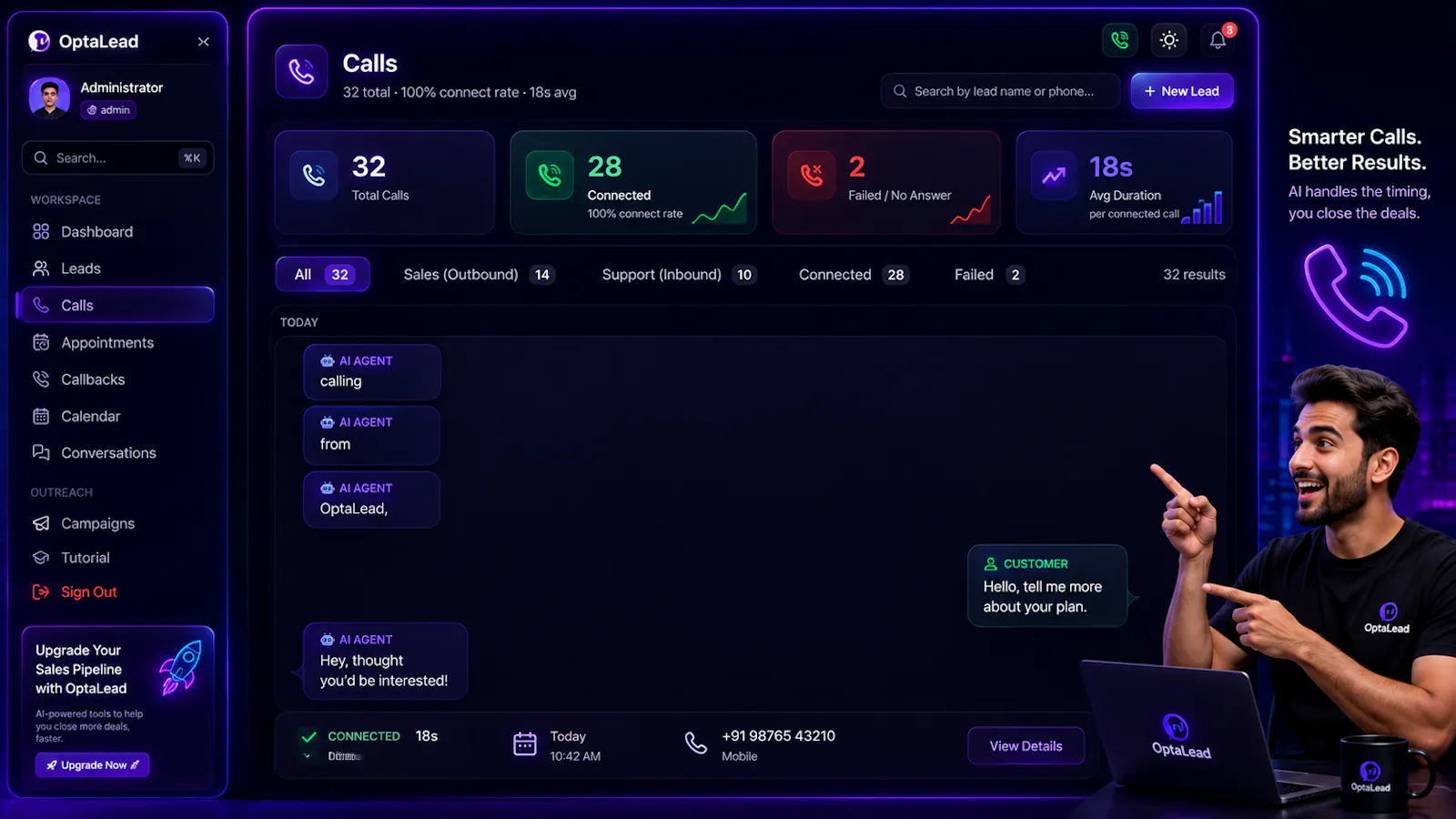 OptaLead screenshot 3
