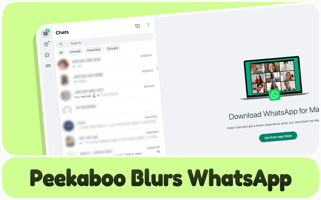 Media Peekuboo - Pelanjutan Privasi untuk Perkongsian Skrin: Sembunyikan E -mel, Telefon 3