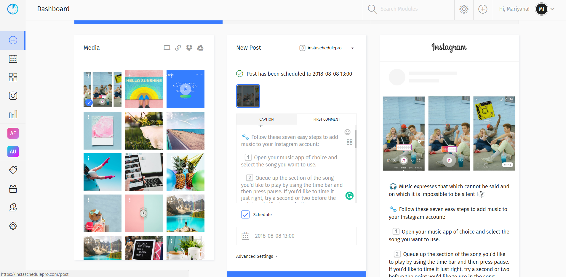 InstaSchedulePro gallery image
