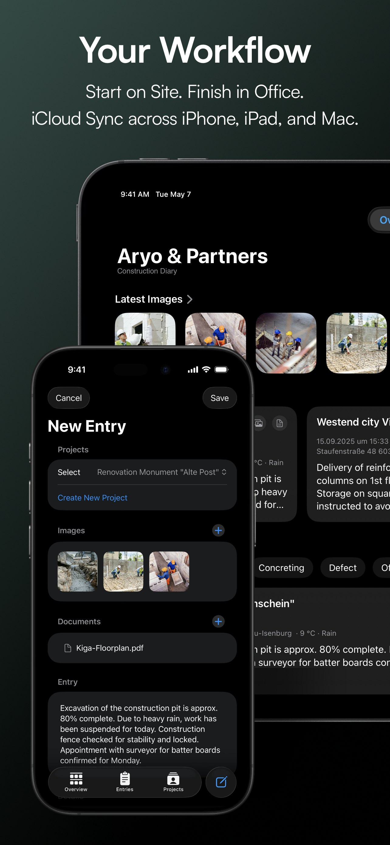 siteLog App gallery image