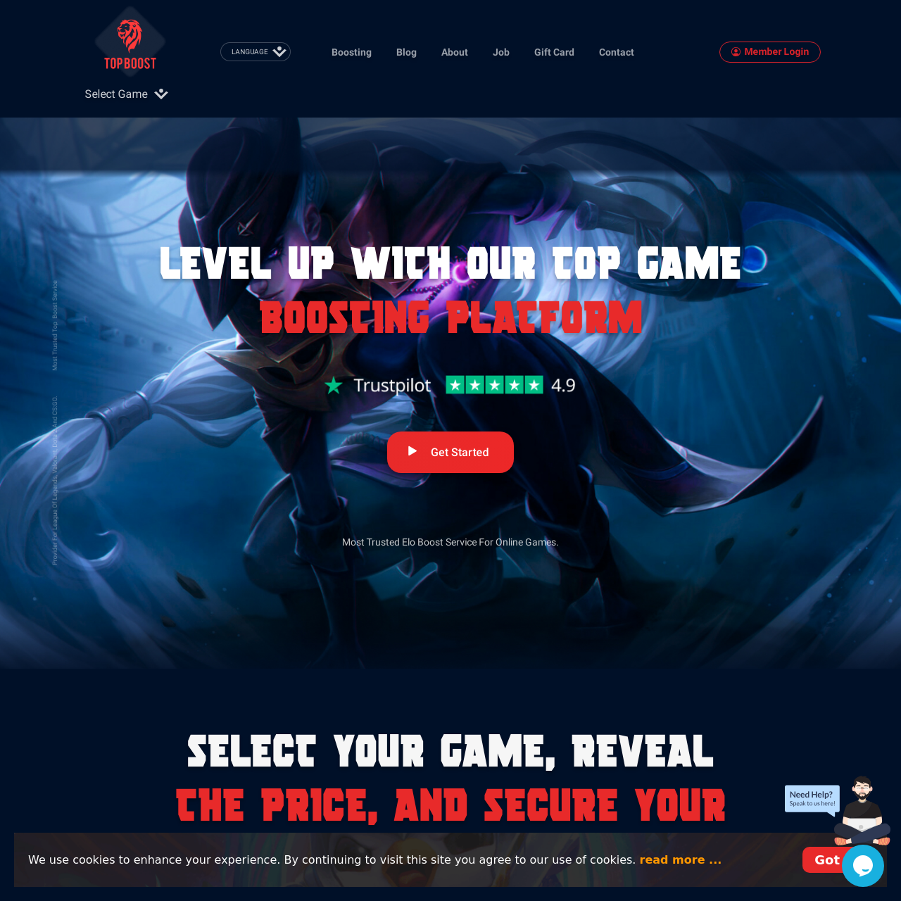 Mídia 1 de Top Boost