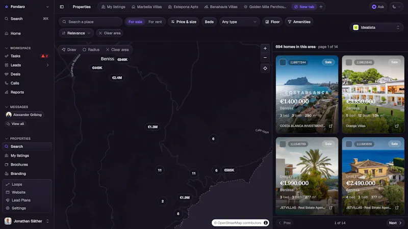 Fondaro screenshot 2