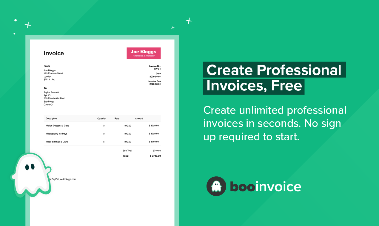 BooInvoice gallery image