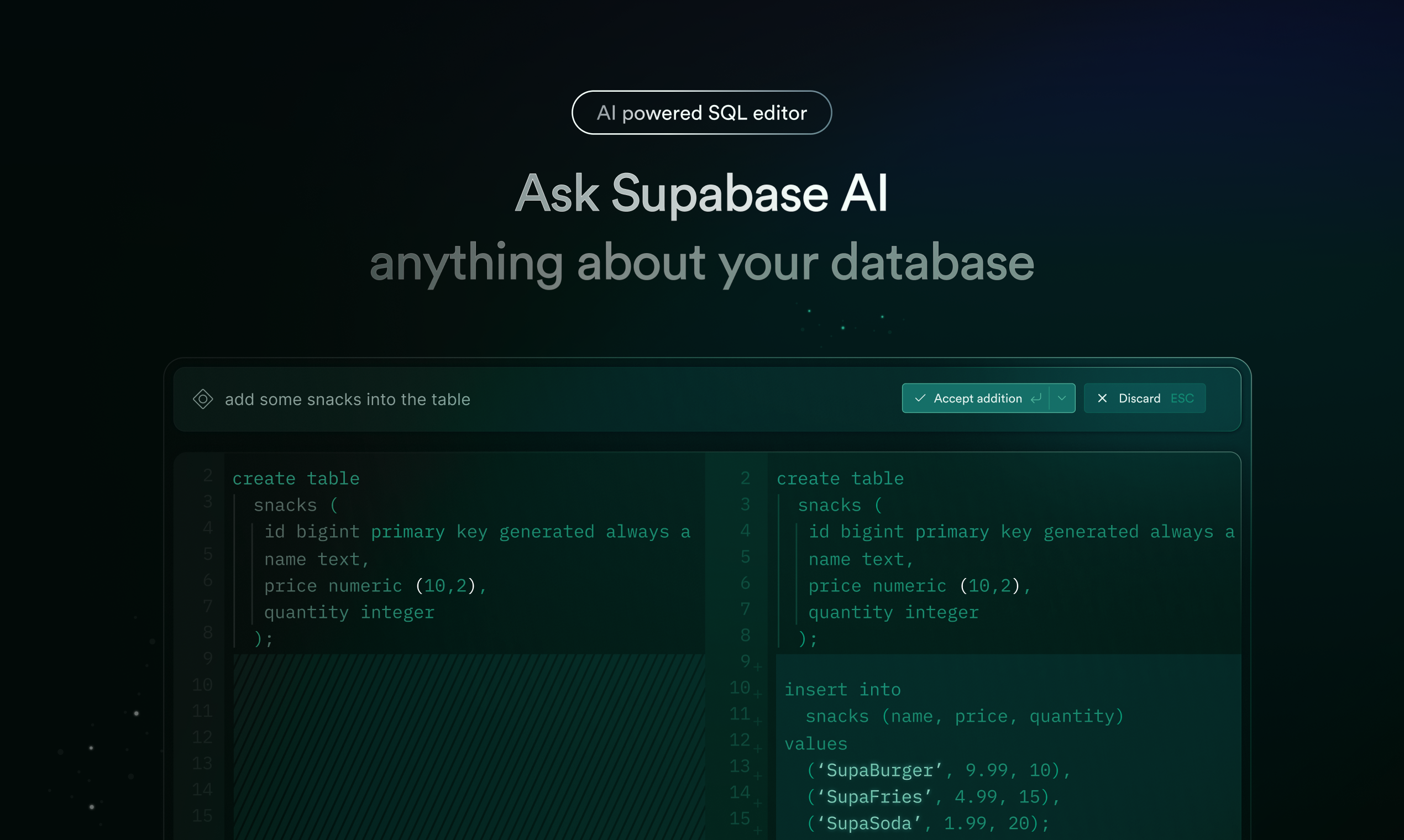 startuptile AI SQL Editor by Supabase-Write SQL without knowing SQL