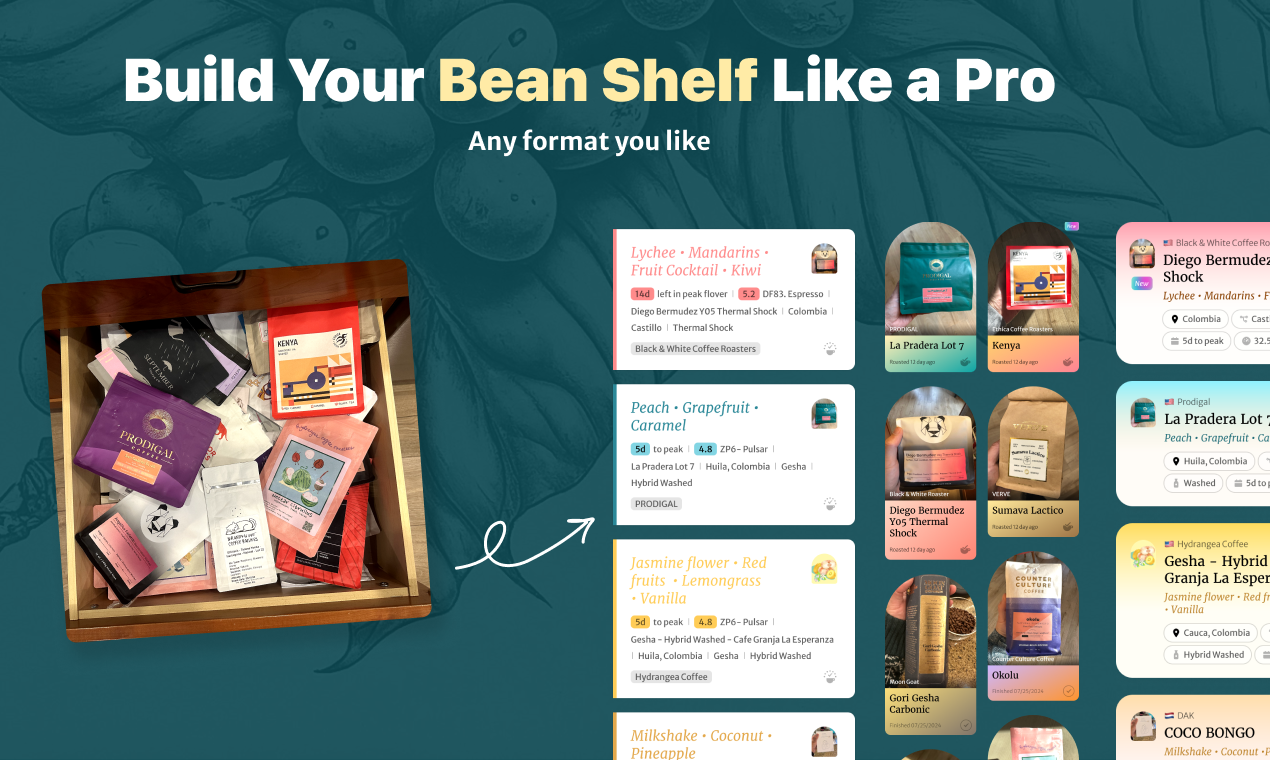 BeanBook: AI Coffee Tracker gallery image