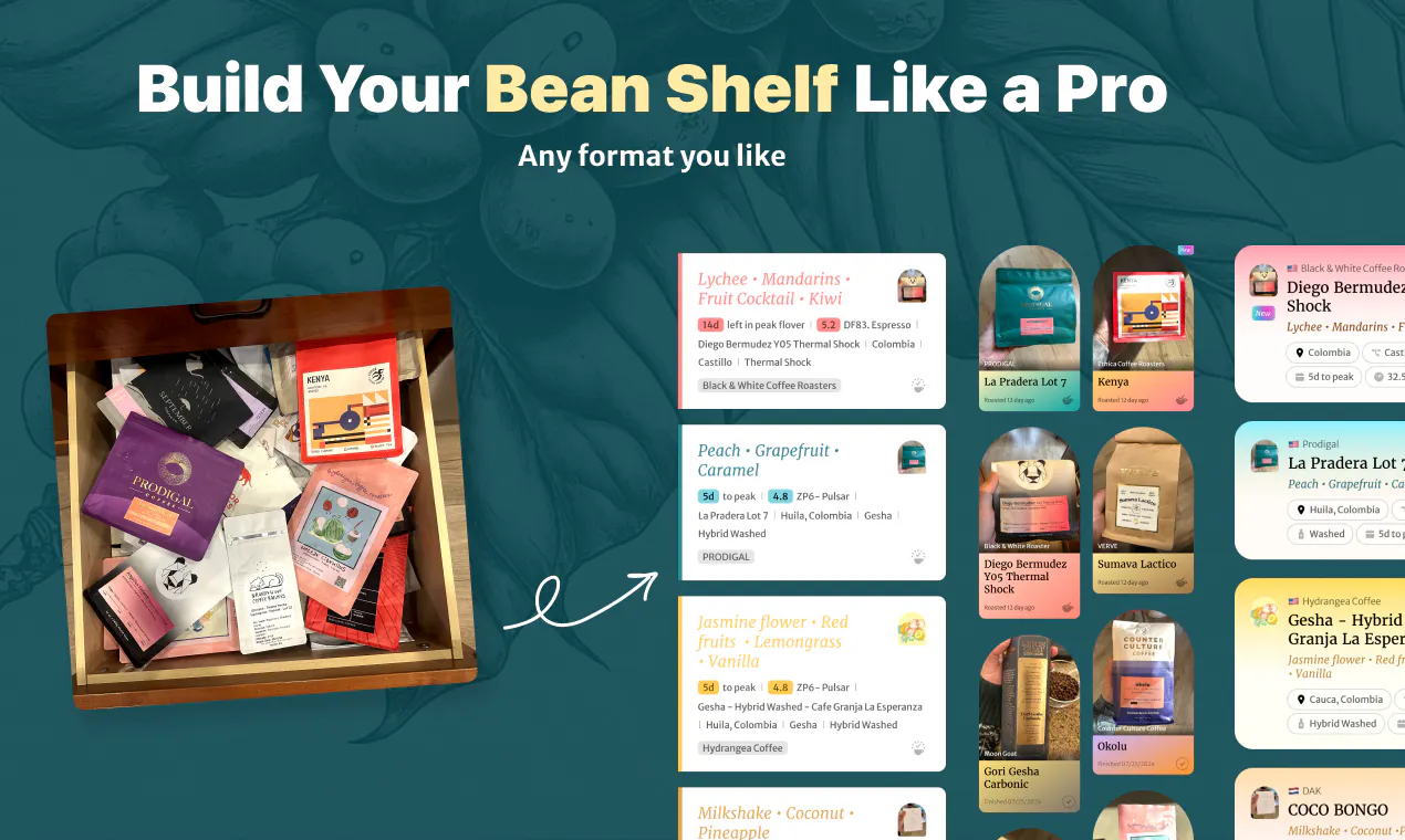 BeanBook: AI Coffee Tracker: Track Coffee & Recipes with a snap ...