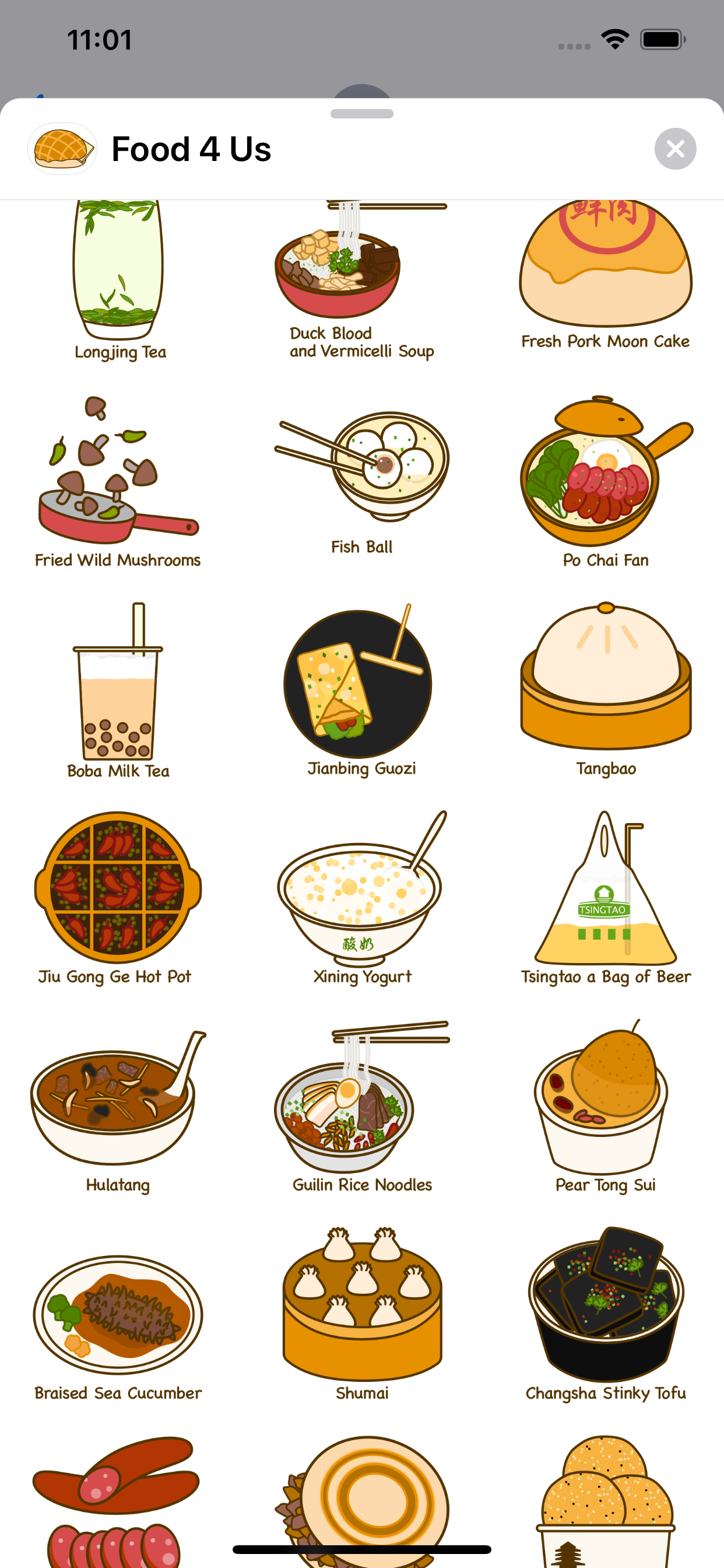Food 4 Us Stickers for iMessage gallery image