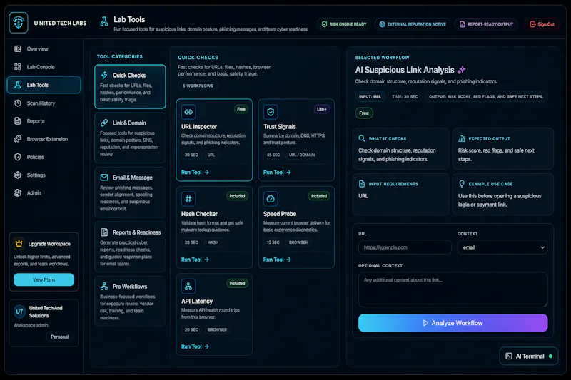 United Tech Labs Cyber Desk screenshot 6