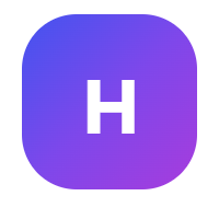 HelloGrowthCRM - Product Hunt launch logo and brand identity