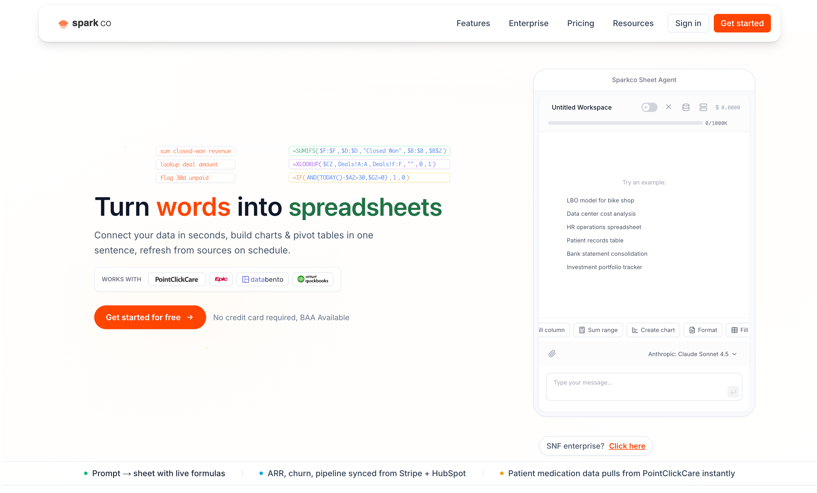 Sparkco AI Sheets gallery image