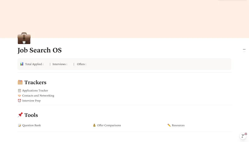 Job Search OS screenshot 1