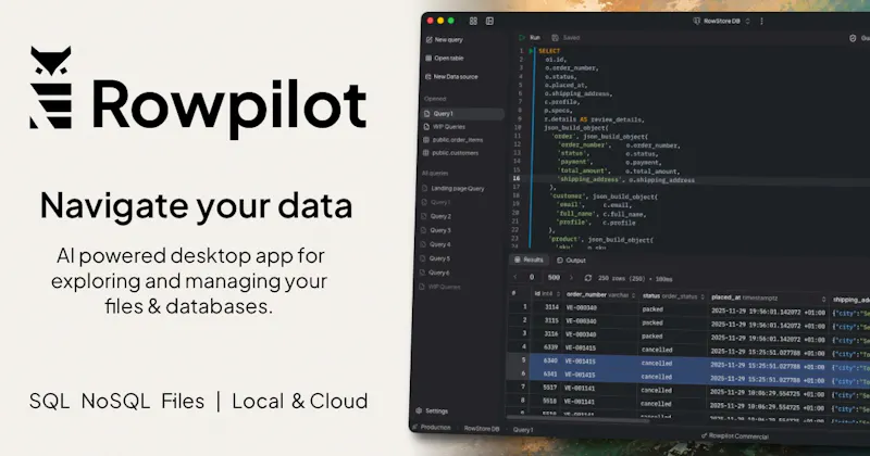 Rowpilot screenshot 1
