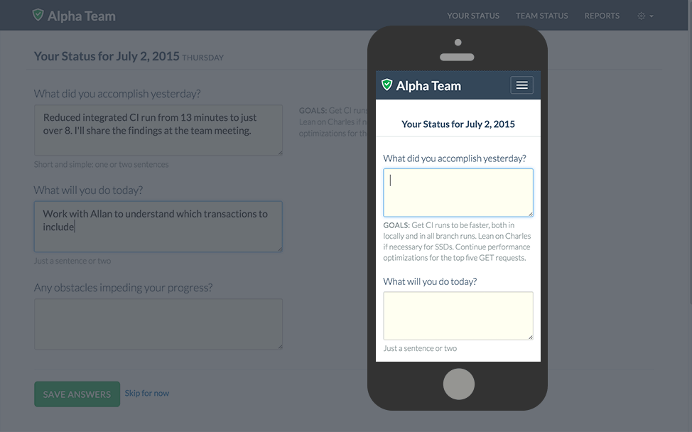 Status Hero gallery image