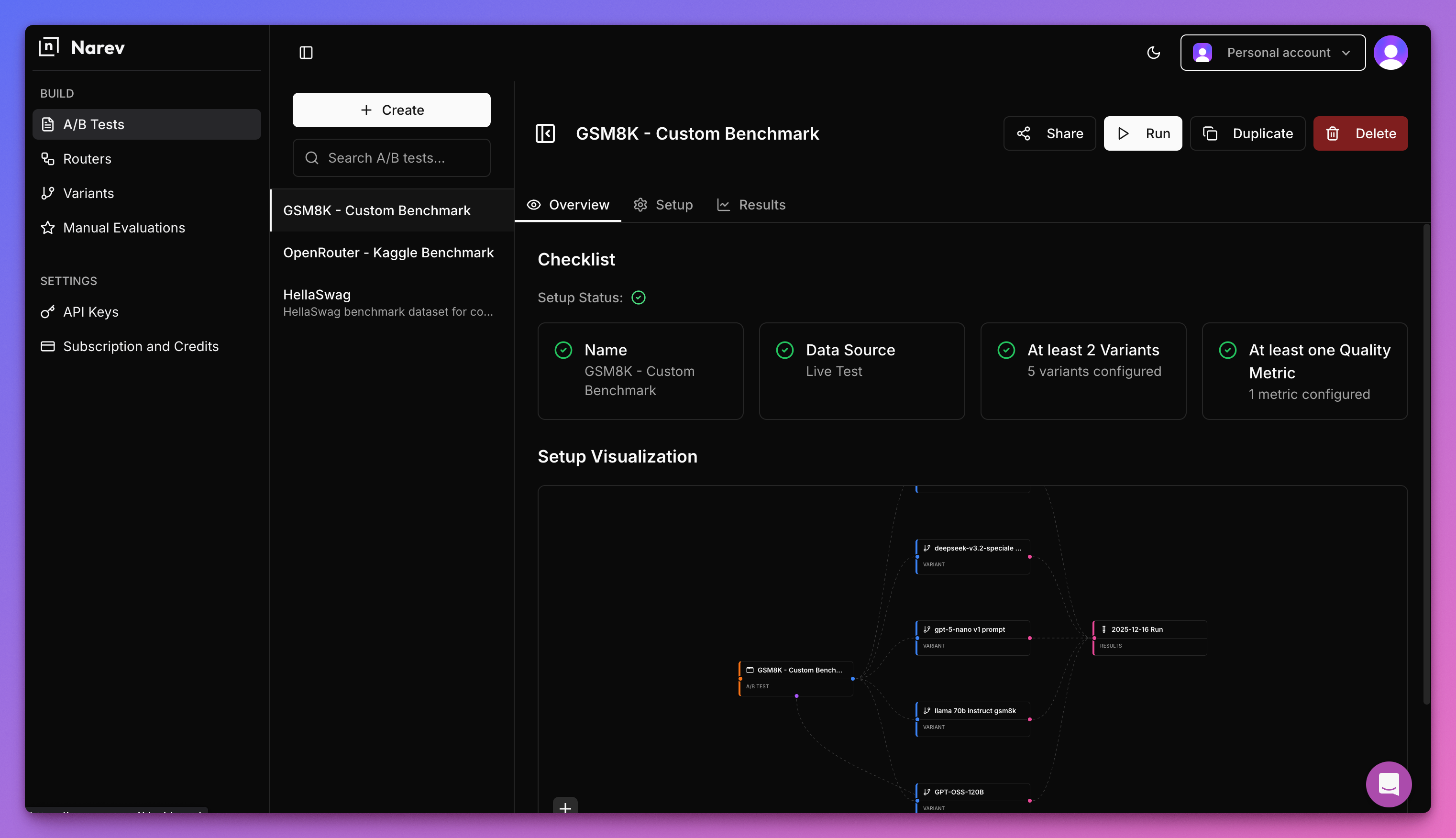 Narev - Screenshot 2 showing product features and functionality
