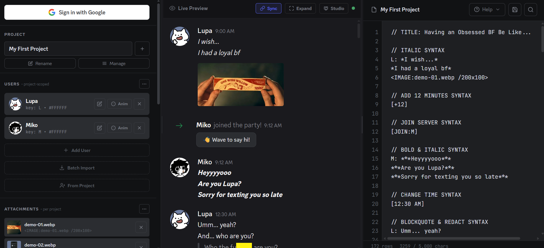 Scripter gallery image