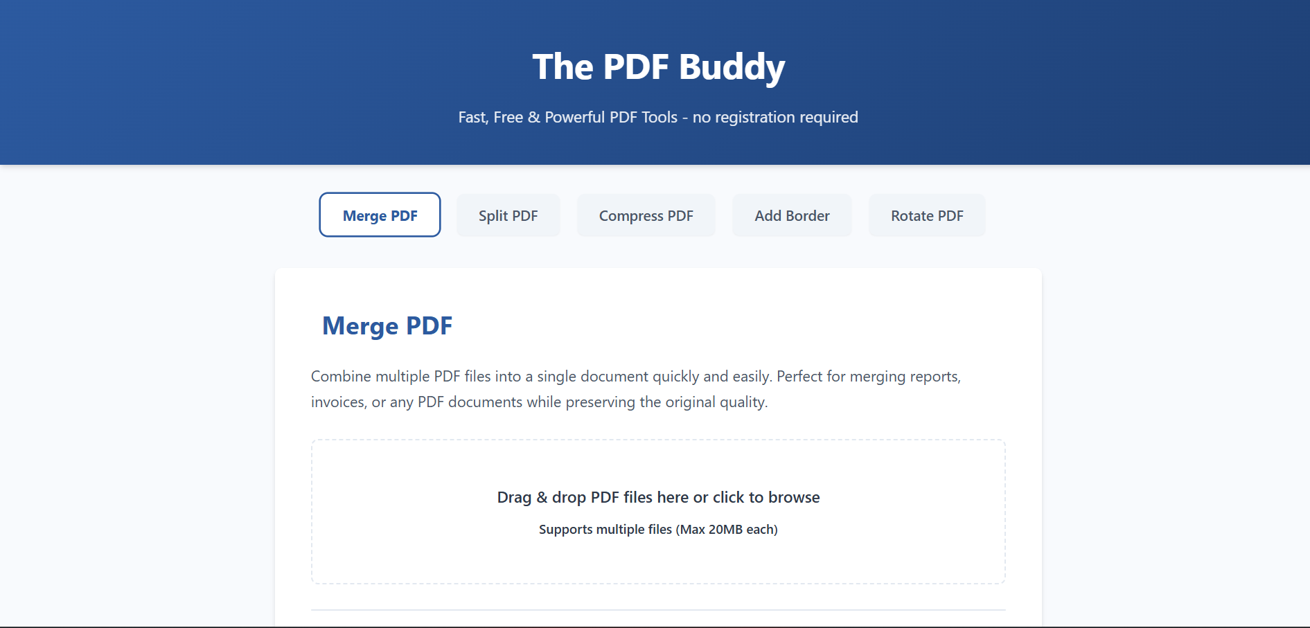 PDF 친구 - 빠르고 무료 및 강력한 PDF 도구 미디어 1