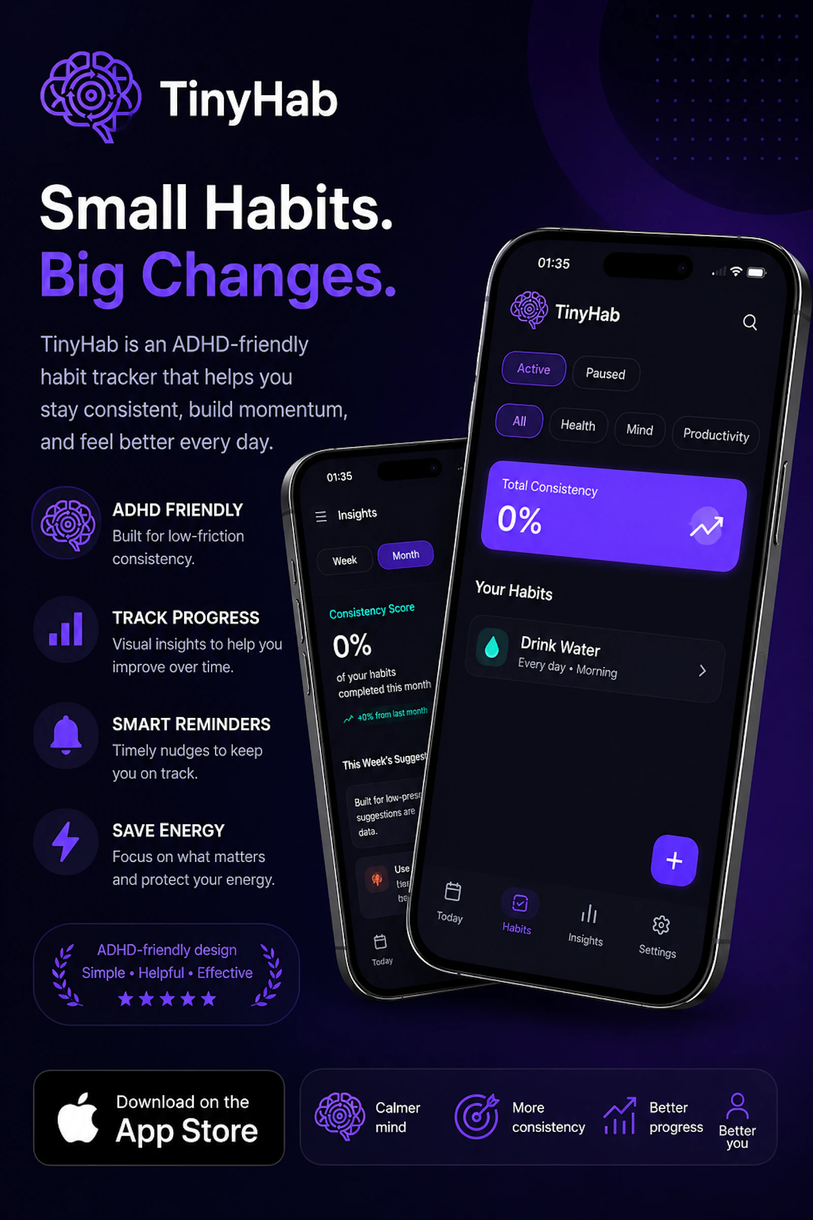 TinyHab: ADHD Habit Tracker screenshot 2
