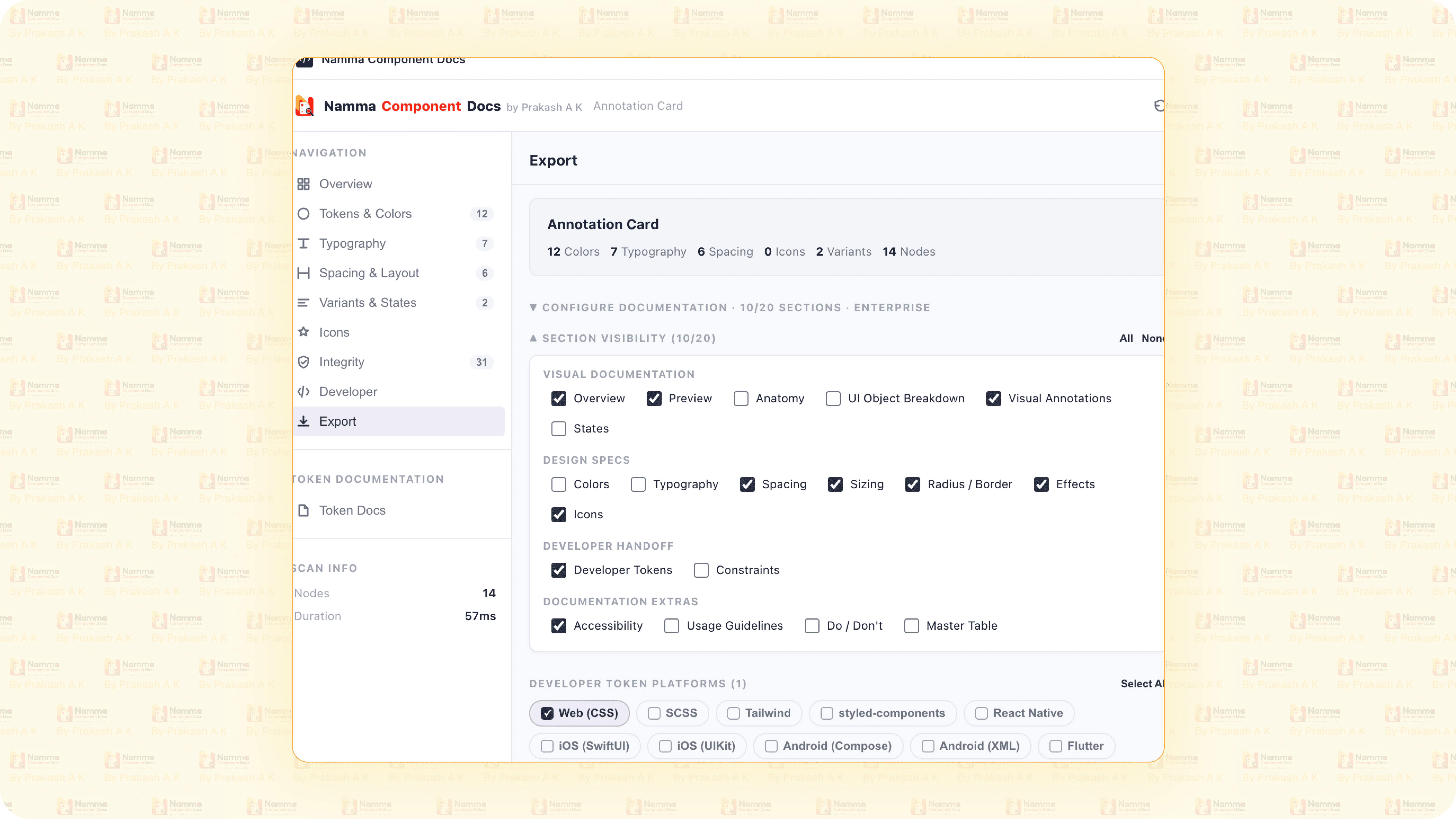 Namma Component Docs by Prakash A K gallery image