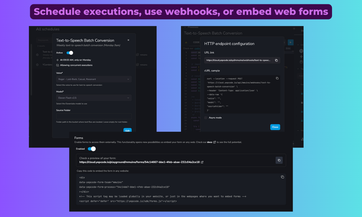 YepCode gallery image