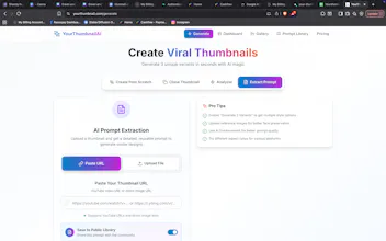 YourThumbnailAi gallery image