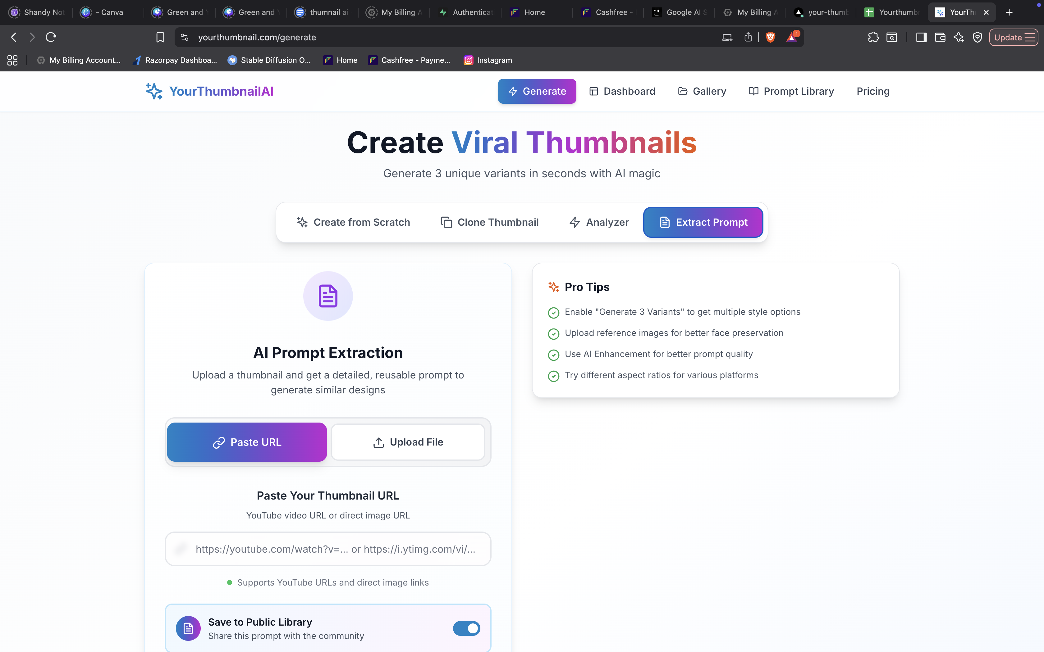 YourThumbnailAi - Screenshot 4 preview