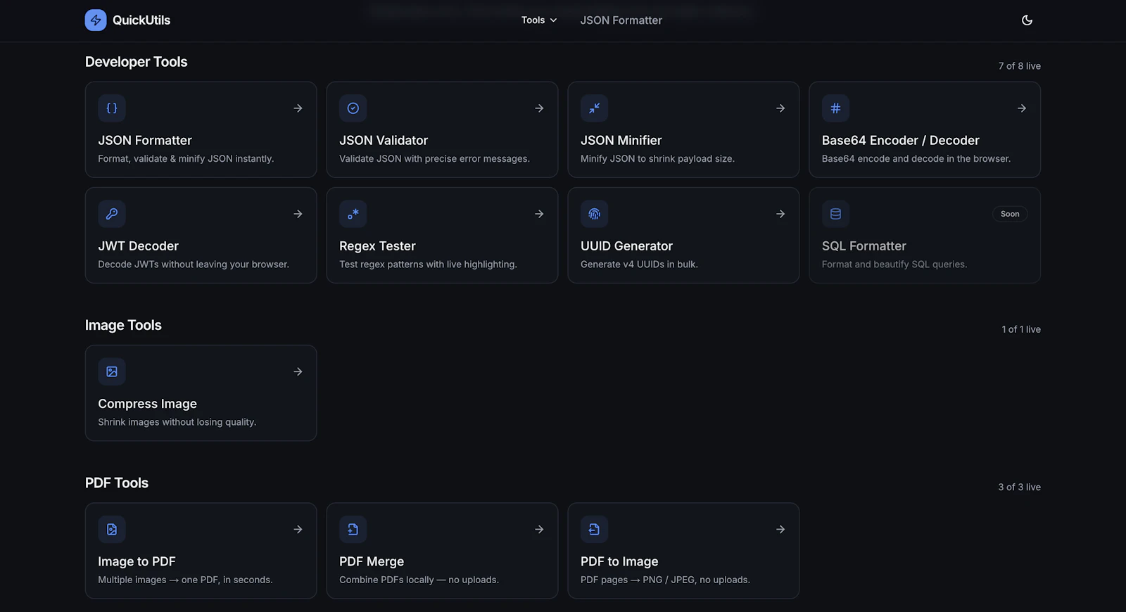 QuickUtils screenshot 2