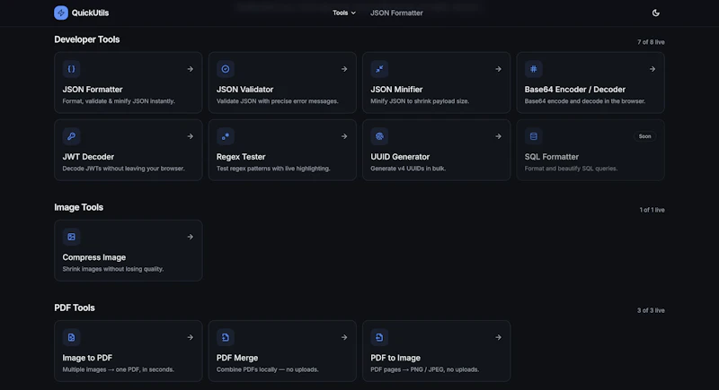 QuickUtils screenshot 2