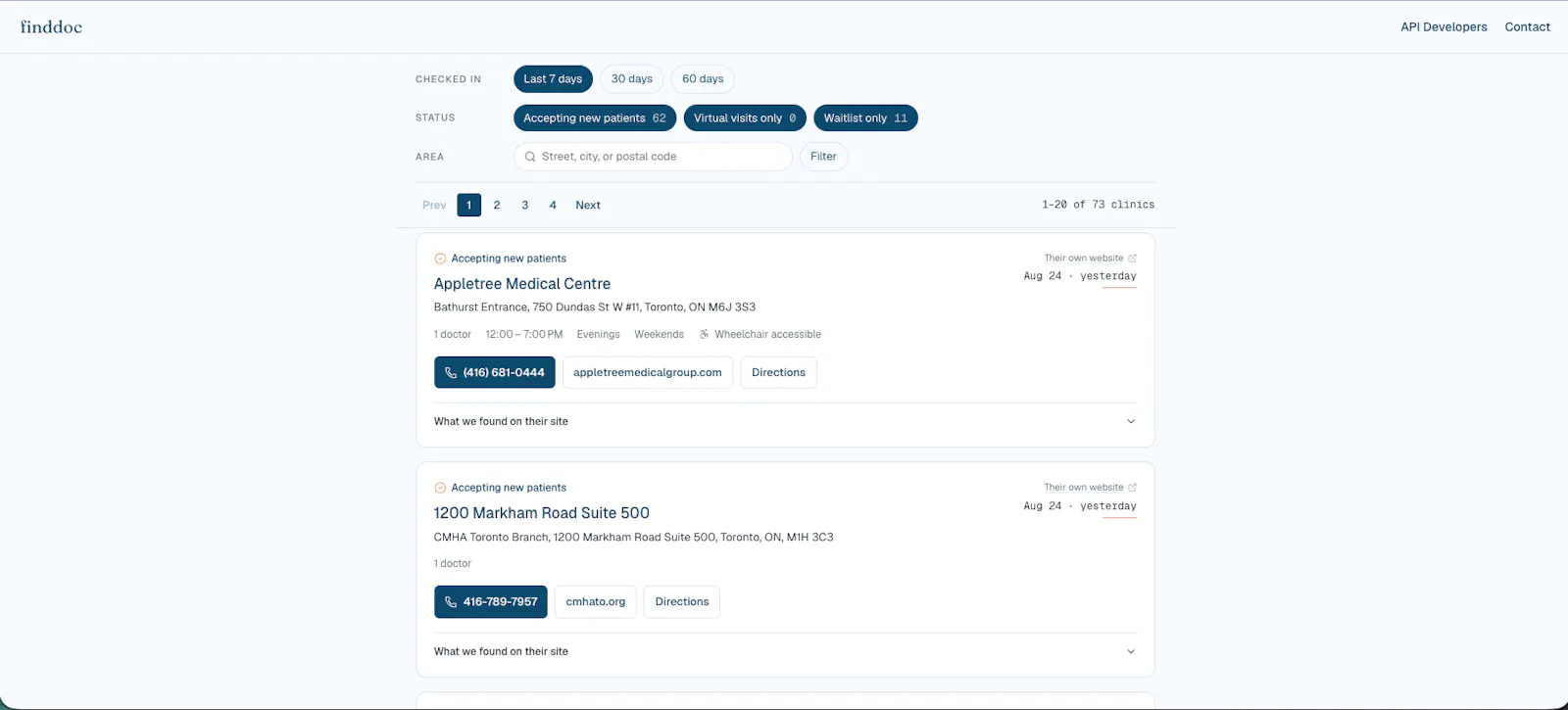 Find Doctors In Greater Toronto Area screenshot 2