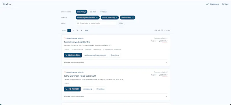 Find Doctors In Greater Toronto Area screenshot 2